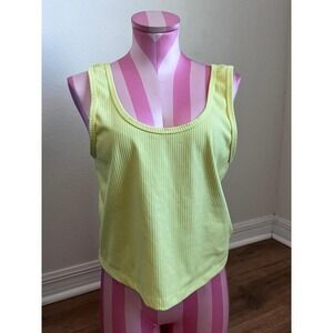 Women's Yellow Jockey Tank Top Size XL‎